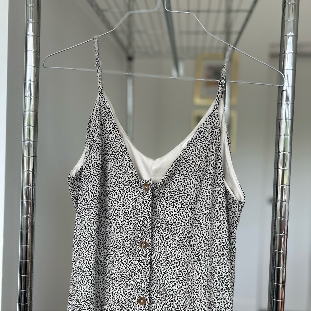Sienna Sky Black and White Patterned Dress
